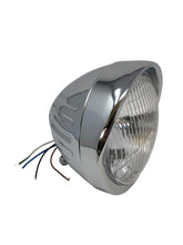 Load image into Gallery viewer, Tech Glide Chrome Motorcycle 5-1/2 in./140mm Headlight Emark
