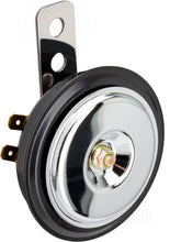 Load image into Gallery viewer, Chrome Smooth Horn 88mm (3.5in.) Diameter Universal 12V for Motorcycle/e-Bike - Zodiac 173027
