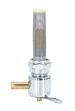 Load image into Gallery viewer, Round High Flow Chrome Fuel Petcock for Harley-Davidson/Custom Bike (LH) - Zodiac 22600
