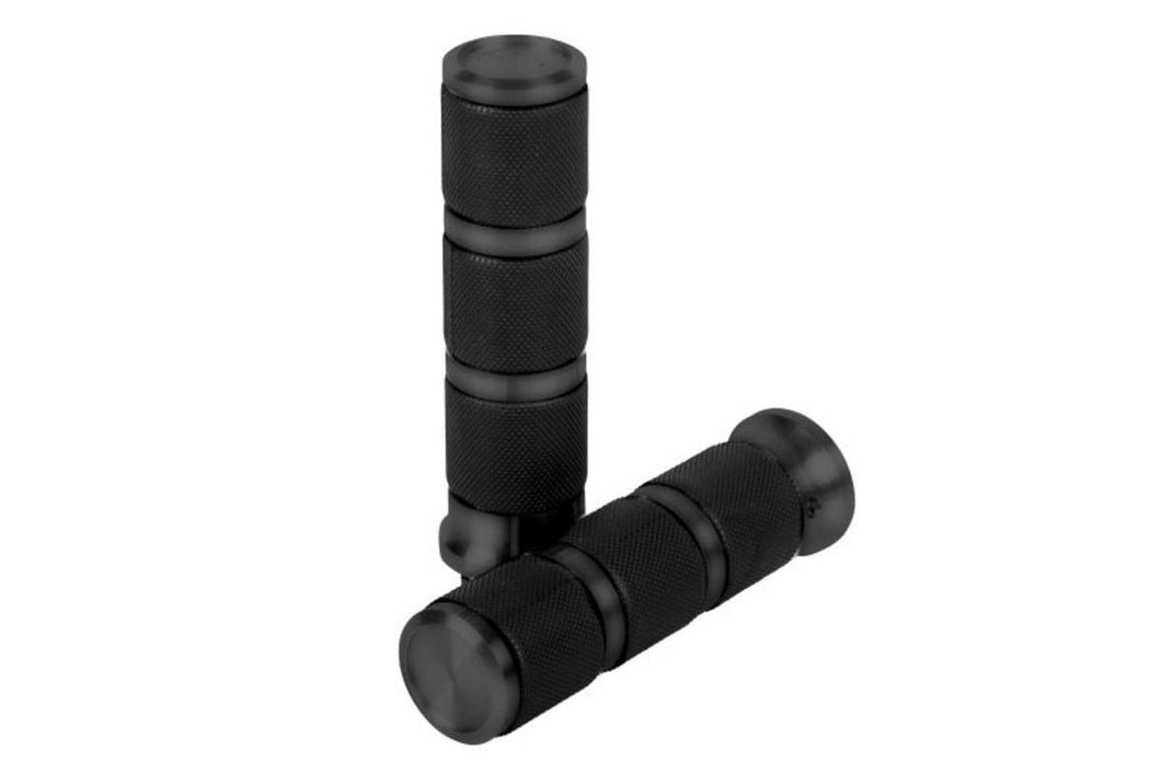 Highway Hawk Speed 1 inch Grips with Throttle Assembly - Black