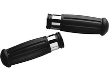 Load image into Gallery viewer, Old School Vintage Retro Rubber 1 inch Grip Set fits Harley-Davidson 1996-2017 - Motorcycle Storehouse 990703
