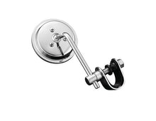 Load image into Gallery viewer, Clamp-On Round 3 inch Mirror Chopper Scooter Retro - 4 inch Short Stem
