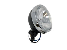 Load image into Gallery viewer, USA-Style Spotlight (1) with E-mark - Black &amp; Chrome trim - Highway Hawk H68-133BC
