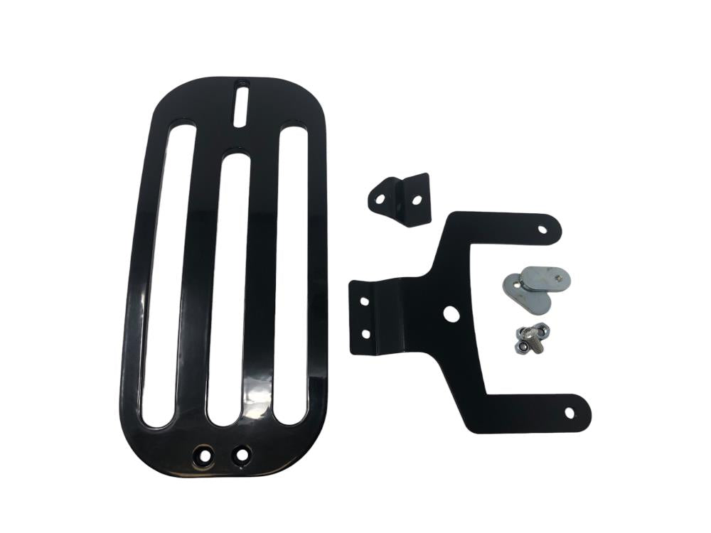 Solo Luggage Rack + Mounting Bracket fits Indian Chief/Chieftain - Gloss Black
