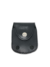 Load image into Gallery viewer, Zippo Lighter Holder in Black made of real leather - Highway Hawk H02-2690
