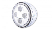 Load image into Gallery viewer, HIGHSIDER 223-002 LED Headlight 5-3/4 inch "ATLANTA" Side Mount -Chrome
