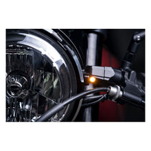 Load image into Gallery viewer, Kellermann 153100 Mini Bullet LED Turn Signal Atto - Dark Black for Rear and Front (1 Pc) Atto Dark Black for Rear and Front (1 Pc)
