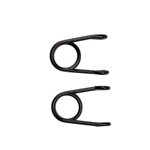 Load image into Gallery viewer, 2 in Black Scissor (Torsion) Solo Seat Springs (Pair) for Chopper/Bobber - Highway Hawk H53-205B
