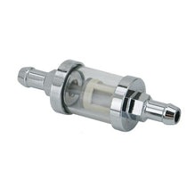 Load image into Gallery viewer, Inline Petrol Fuel Filter for 3/8 inch 10mm Line See-Through Clear Glass Universal
