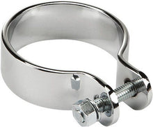 Load image into Gallery viewer, Chrome Exhaust O-Clamp Clip 1-5/8 inch (41mm) Diameter for Motorcycle/Trike - Motorcycle Storehouse 509290

