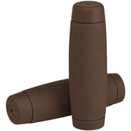 Biltwell Recoil Rubber 7/8 inch Handlebar Grips (Pair) - Brown