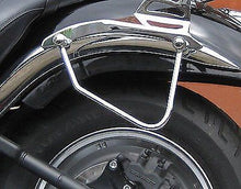 Load image into Gallery viewer, Chrome Saddlebag Support Kit for Kawasaki VN900 Vulcan/Vulcan Classic
