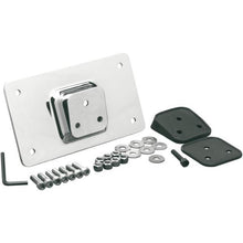 Load image into Gallery viewer, Chrome Laydown Licence/Number Plate Mount Holder for Harley-Davidson - Drag Specialties DS-720814
