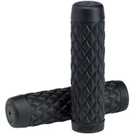 Biltwell 6705-0178 Torker Black TPV Rubber 7/8 inch (22mm) Handlebar Grips (Pair)