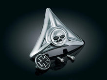 Load image into Gallery viewer, Kuryakyn 3158 Zombie/Maltese Cross fits Harley-Davidson Rear Fender Mounting Hole Cover
