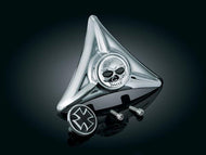 Kuryakyn 3158 Zombie/Maltese Cross fits Harley-Davidson Rear Fender Mounting Hole Cover