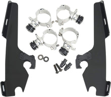 Load image into Gallery viewer, Memphis Shades Trigger-Lock Mount Kit for Batwing Fairing - Black MEK1957 for H
