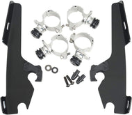 Memphis Shades Trigger-Lock Mount Kit for Batwing Fairing - Black MEK1957 for H