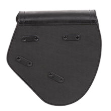 Load image into Gallery viewer, Ledrie HLZAD2-2031-2 Swingarm Bag Left Black "Round" fits Harley Softail &amp; Touring 2018 up - Genuine Real Leather

