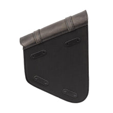 Load image into Gallery viewer, Ledrie HLZAD2-2009 Swingarm Bag Narrow Brown 6.5 Litres fits Suzuki &amp; Yamaha Cruisers &amp; H-D Softail to 2017 made from Genuine Real Leather
