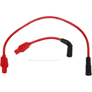 Taylor Sumax S20233 Ignition Leads Spark Plug Wires Red for Harley-Davidson Touring 1999-06 with Carb