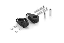 Load image into Gallery viewer, Riser Set "Spartican" for 1-14 in. (32mm) Handlebars Black - Multifits (HD, M10 &amp; M12) - Highway Hawk H56-0671B
