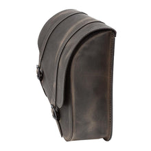 Load image into Gallery viewer, Ledrie HLZAD2-2022 Frame Bag Brown 11.5 Litres fits Yamaha, Suzuki &amp; fits Harley-Davidson Sportster made from Genuine Real Leather
