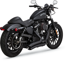 Load image into Gallery viewer, Vance &amp; Hines 46367 PCX Black Big Radius 2-into-2 Exhaust 2014-2022 Sportster
