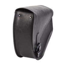 Load image into Gallery viewer, Ledrie HLZAD2-2031-2 Swingarm Bag Left Black "Round" fits Harley Softail &amp; Touring 2018 up - Genuine Real Leather

