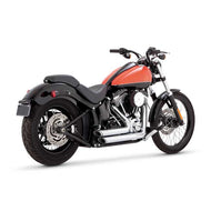 Vance & Hines 17225 Chrome Shortshots Staggered Exhaust fits Harley-Davidson 2012-2017 Softail