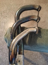 Load image into Gallery viewer, Blue Job Chrome Exhaust Polish - Removes Pipe Bluing, 28g Tub - will NOT scratch chrome
