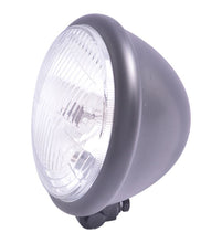 Load image into Gallery viewer, Bates Style Headlight 5-1/2 in. with E-mark, Bottom Mount - Black
