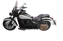 Load image into Gallery viewer, Ledrie HLZAD2-2013 Swingarm Bag Straight Brown 7.5 Litres fits Harley-Davidson Softail to 2017
