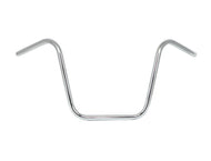14 in. Medium Ape Hanger Chrome 1 inch (25mm) Motorcycle Handlebars (no dimples) - Motorcycle Storehouse 905312