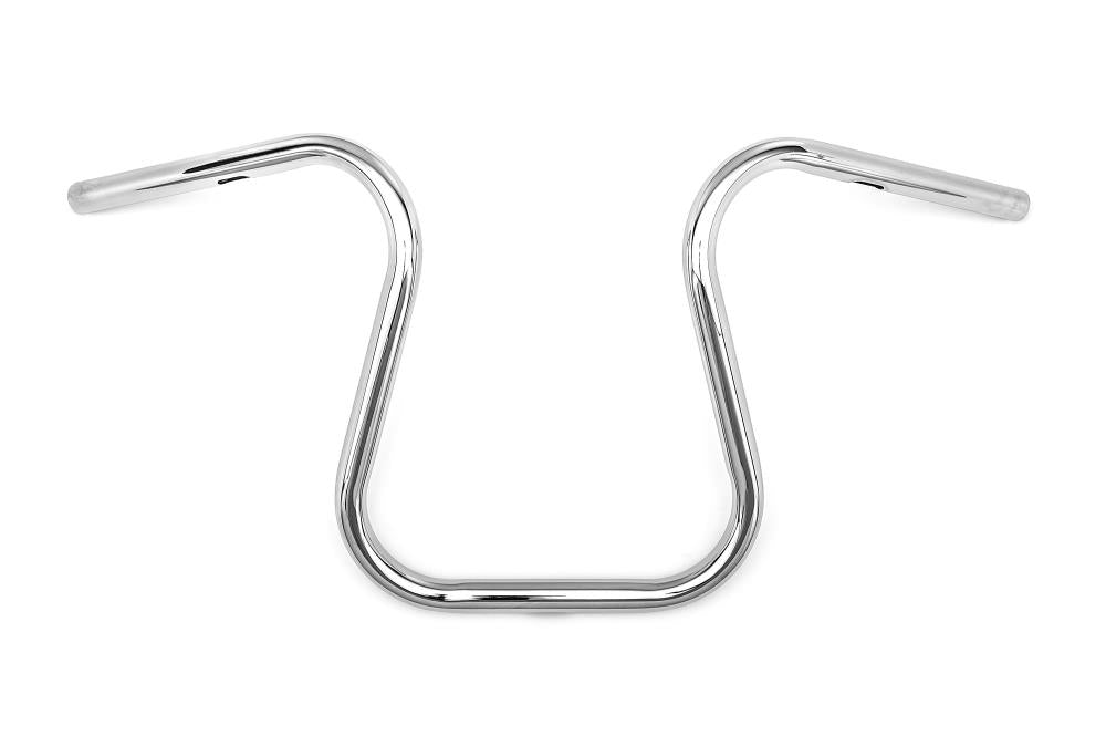 Anfora 14 in. High Handlebars - 1 inch (25mm) Chrome - Highway Hawk H55-4011