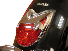 Load image into Gallery viewer, Decorative Tail Light Cover Chrome fits Yamaha XVS950 Midnight Star (V-Star 950) - Highway Hawk H662-117
