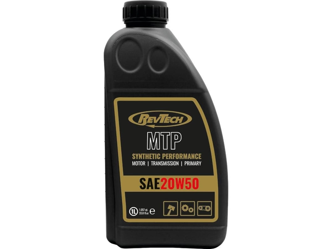 RevTech Fully Synthetic V-Twin Engine Oil MTP 20W50 (1 Litre) for