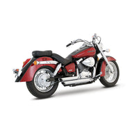 Vance & Hines 18316 PCX Shortshots Staggered Exhaust 2010-2023 Honda Shadow VT750 - Chrome