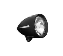 Load image into Gallery viewer, Black Cone Spot Light 4.5 inch (115mm) with Silver Accents E-Mark Stylish Spotlight - Highway Hawk 68-0312

