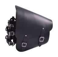 Ledrie HLZAD2-1075H Rear Swingarm Bag 11 Litres with Bottleholder for Suzuki/Yamaha Cruisers & Harley Softail to 2017