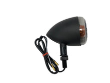 Load image into Gallery viewer, Turn Signal/Indicator (1) Harley Style, Long Stem - Black - Highway Hawk H68-7012B
