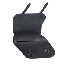 Load image into Gallery viewer, Ledrie HLZAD2-1096 Saddlebag Left Side Black 11 Litres fits Harley-Davidson FXD Dyna - Genuine Real Leather
