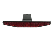 Load image into Gallery viewer, Red Rear Reflector with Square Bracket Slim 125 x 18mm, E-Mark - avoids MOT fail

