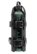 Green Primus 1 Litre Fuel Bottle + Black Leather Holder Emergency Petrol Can