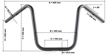 Load image into Gallery viewer, Bad Hawk Ape Hanger Handlebars 13 in. Chrome - Highway Hawk H55-331
