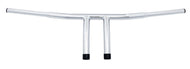 Fat 1-1/4 in. (32mm) Wishbone T-Bar Handlebars, Chrome fits Honda,Suzuki, Yamaha Selected Models - Highway Hawk H55-504