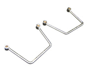 Saddlebag Support Kit for Chrome fits Suzuki M1500 Intruder (M90) - Highway Hawk H663-032