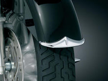 Load image into Gallery viewer, Kuryakyn 8642 Chrome Front Fender Tip fits Harley-Davidson Touring Models FLH
