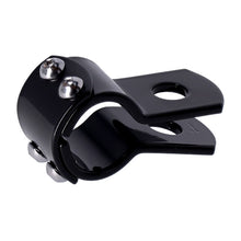 Load image into Gallery viewer, 1-1/8 Inch (28mm) 3 Piece Clamp Gloss Black  for Footpeg/Spot Light
