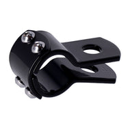 1-1/4 in. (32mm) 3 Piece Clamp Gloss Black  for Footpeg/Spot Light 1-1/4 inch